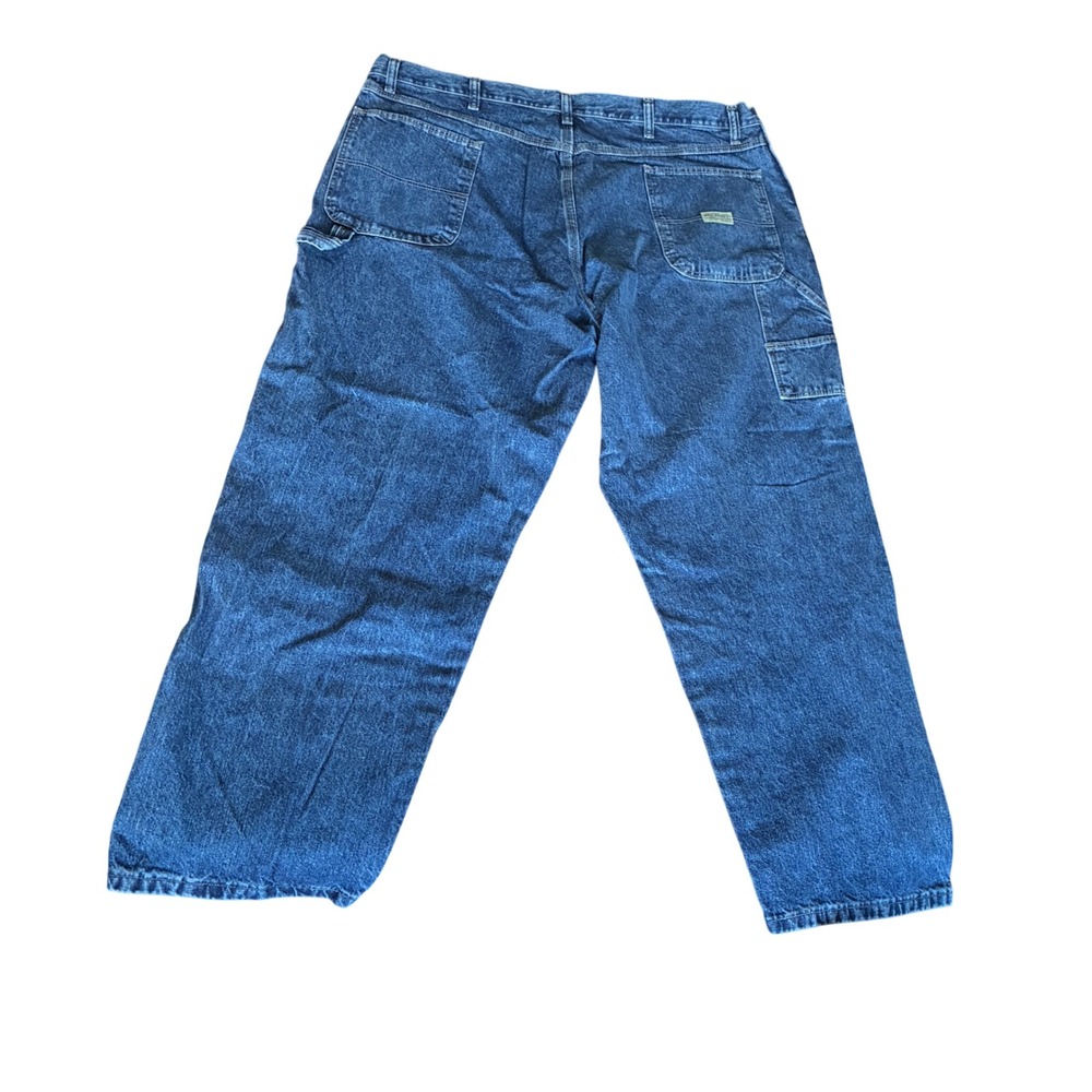 Wrangler Carpenter Jeans Women 42x30 Blue Excellent Workwear High Rise Utility - Picture 3 of 10